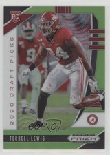 2020 Panini Prizm Draft Picks Rookies Neon Green 27/125 Terrell Lewis #160 0q1p