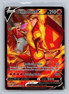 Centiskorch V TG14/TG30 Pokémon TCG Ultra Rare Lost Origin Trainer Gallery NM