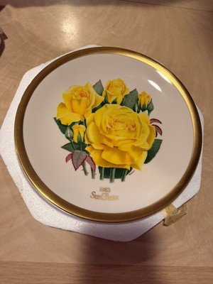 American Rose Selections Collector Plate Sun Flare