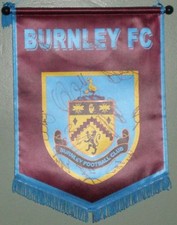 Signed Burnley 2010/11 Squad Pennant COA