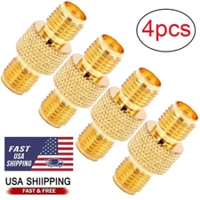 4pcs SMA Female to SMA Female RF Coaxial Adapter Connector US Stock