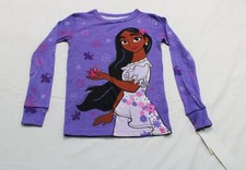 Disney Girl's Long Sleeve Encanto Graphic Tee Shirt EJ1 Purple Size 8 NWT