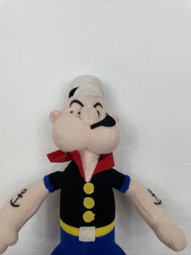 Popeye The Sailor Plush Doll Play by Play 1992 Stuffed Toy 9" - Picture 3 of 6