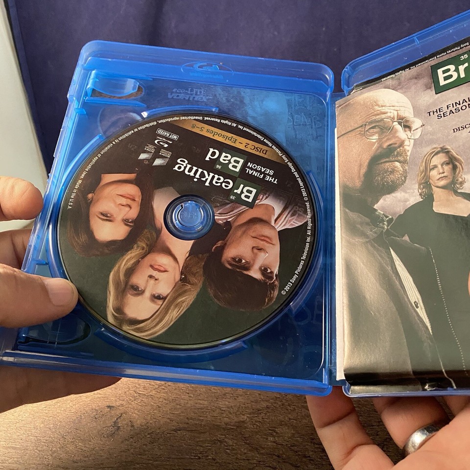 Breaking Bad The Final Season Bluray Disc Bonus Mythbusters Disc eBay