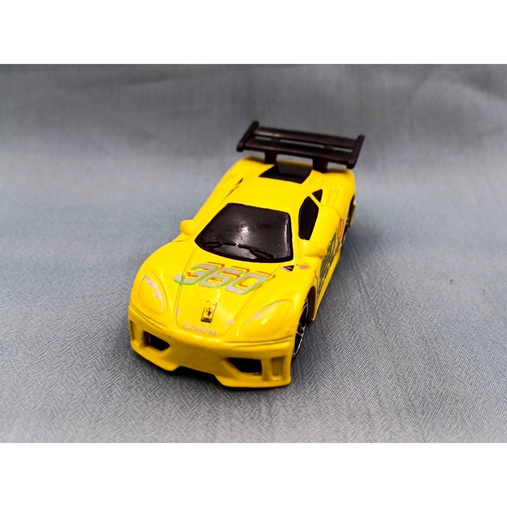 Hot Wheels Tooned Ferrari 360 Modena Yellow Die Cast