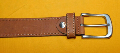 NWT Made In Italy Leather Belt With Multi Metal Plaque Accent Size L 7217ae17-1375-4b13-a7ad-  main image 2