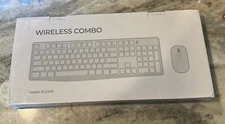 Wireless Keyboard and Mouse Combo PC230A Black New in Box for PC Laptop