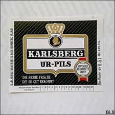 Karlsberg Ur-Pils Beer Label (BL8)