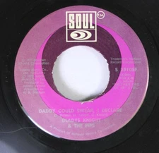 Soul 45 Gladys Knight & The Pips - Daddy Could Swear, I Declare / For Once In My