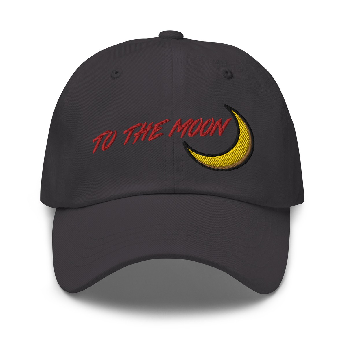 To The Moon Crypto Tokens Meme Coins Baseball Cap Dad Hat