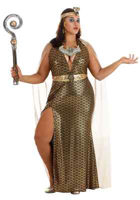 Women's Plus Size Commanding Cleopatra Costume Dress