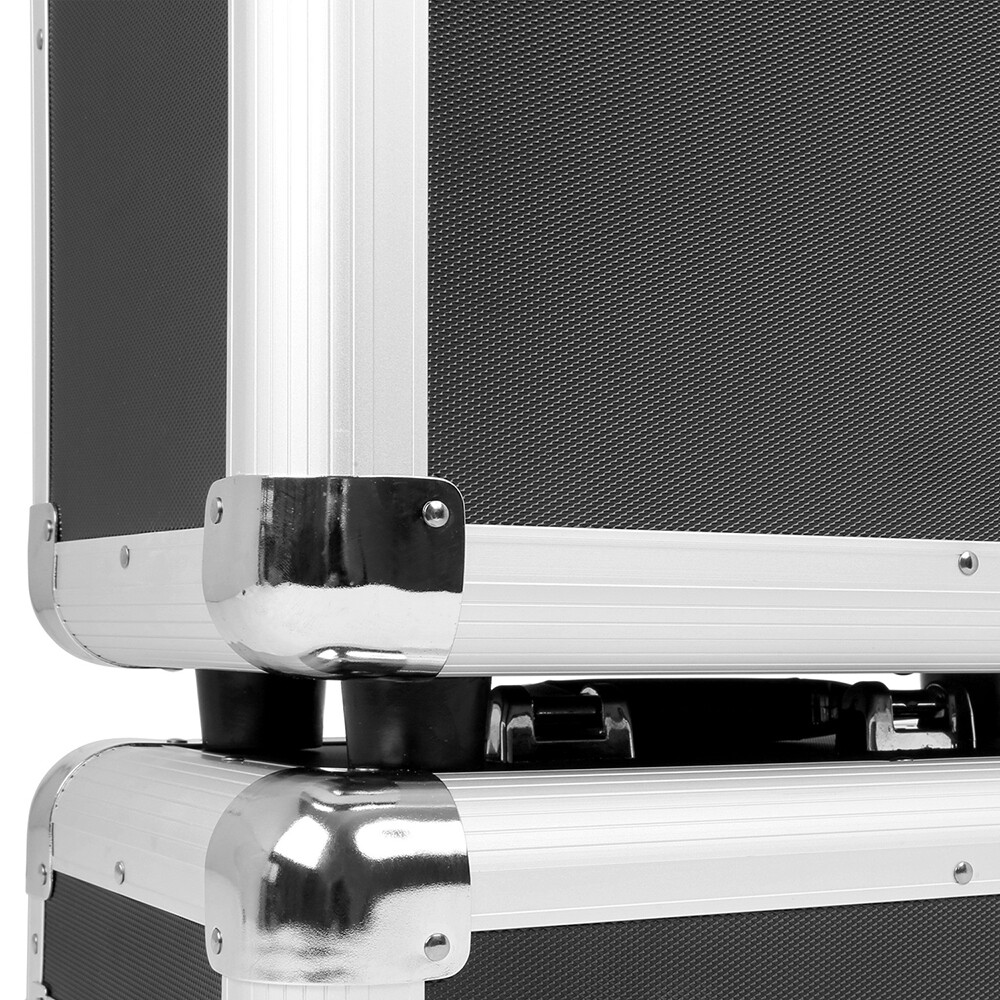 lp-100-x-12-vinyl-record-box-storage-dj-case-black-with-anti-static