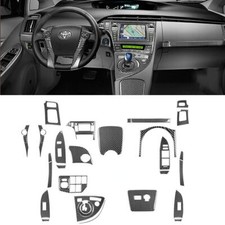 38pcs For Toyota Prius 2012-2015 Carbon Fiber Full Interior Kit Cover Trim
