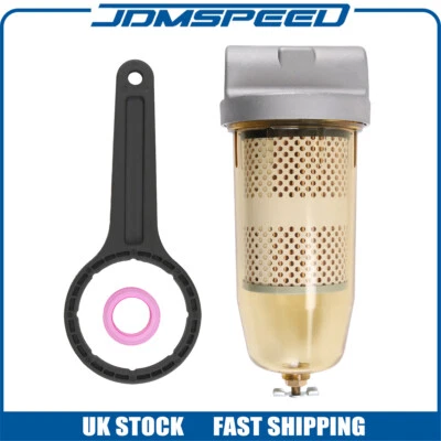 JDMSPEED Fuel Storage Tank Filter Water Separator B10-AL-BSP For Sediment Bio Diesel 1"