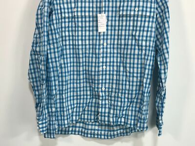 DKNY Men's Long Sleeve Button Down Shirt - Premium Cotton Spandex Plaid Dress Shirt
