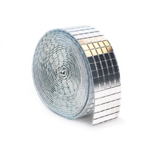 3000 Pieces Disco Ball Tiles Disco Mirror Tiles 5 Mm X 5 Mm Mosaic Square Glass