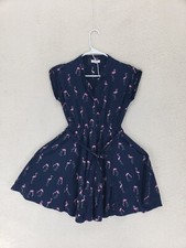 Charter Club Women 4P Blue Flamingo Print 100...