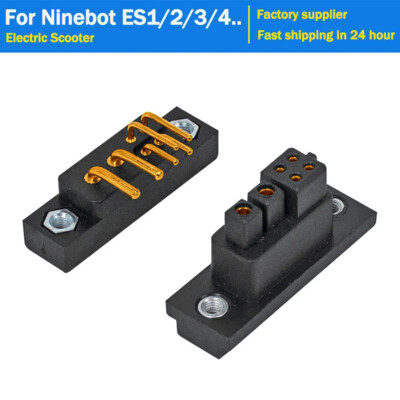 Bloc De Fixation Pour Batterie Ninebot ES1/ES2/ES4 - Pièce Métal Aluminium, Compatible Fourche Avant, Vis Incluses