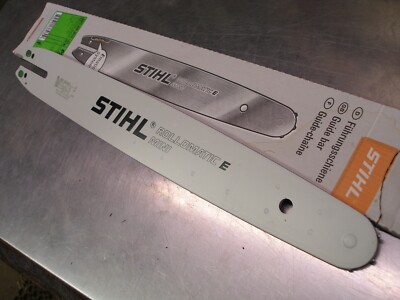 OEM STIHL chainsaw 16" Rollomatic E GUIDE BAR 3/8P 043 55DL 3005 008 ...