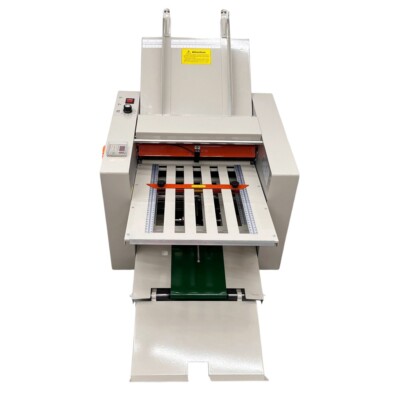 Used 110V Adjustable Auto Electric Paper Folding Machine Different Folders