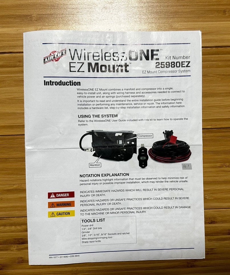 Air Lift WirelessONE Compressor System 25980EZ eBay