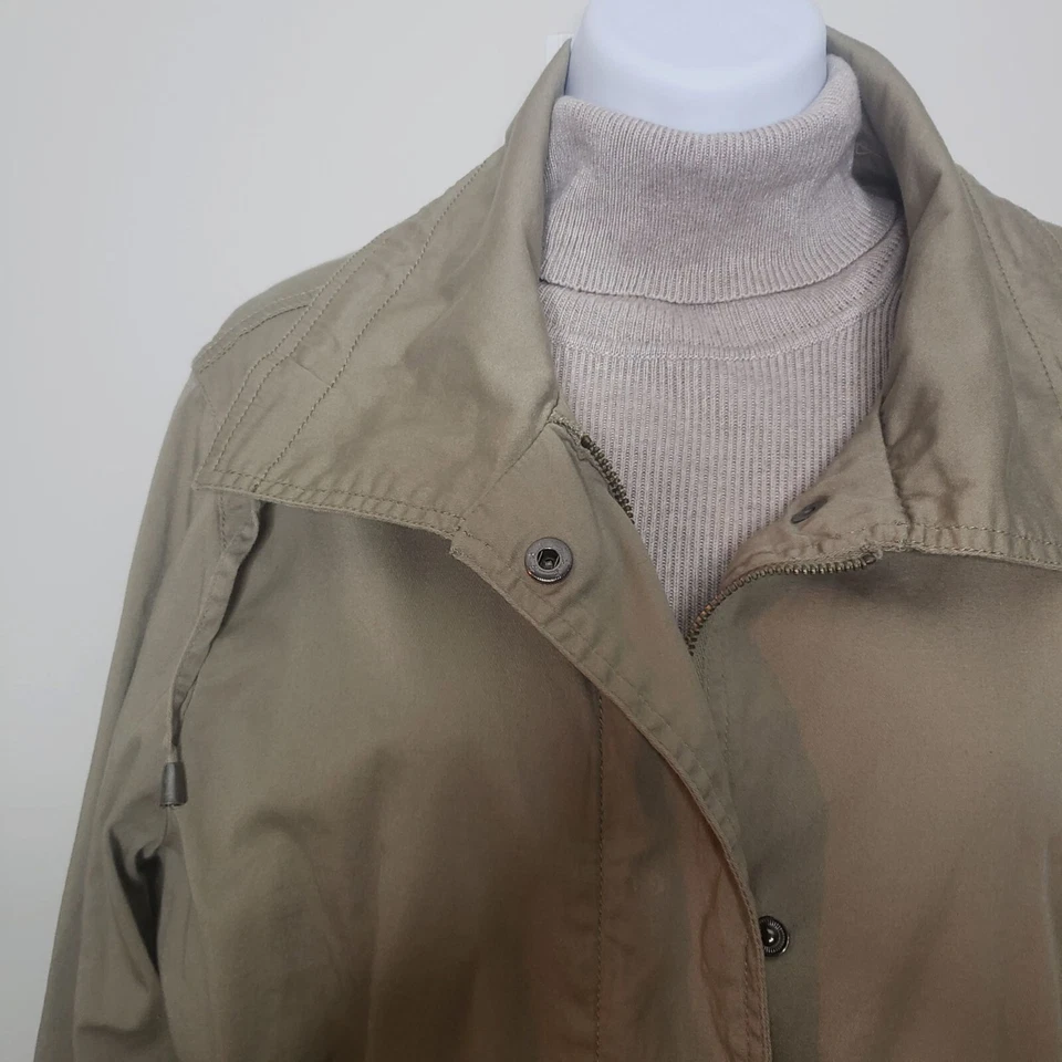 Chaqueta utilitaria para mujer Elliott Lauren talla grande algodón tostado neutro otoño exterior Foto 2 de 4