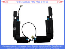 New For Dell Latitude7440 7450 E7440 E7450 Laptop Speaker Kit L R 0H65G6 H65G6