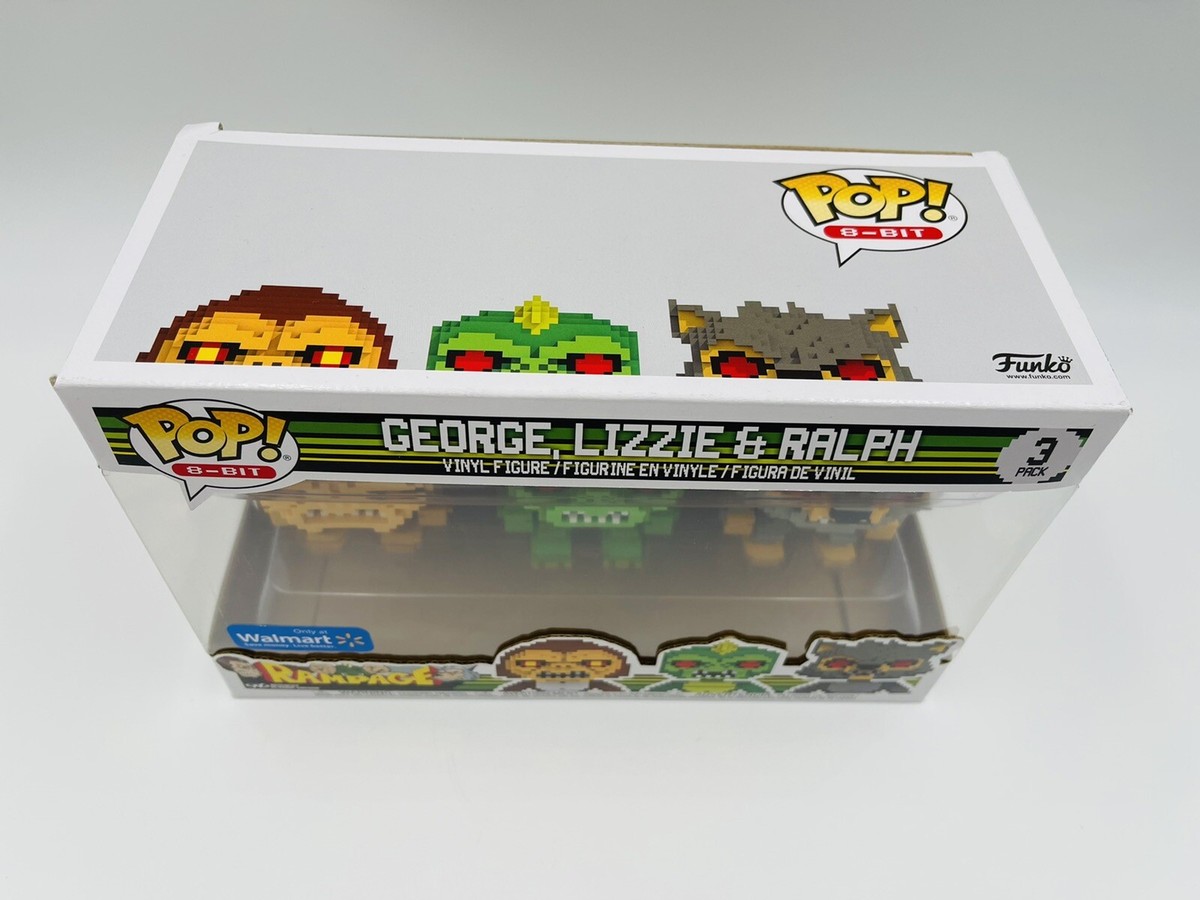THE RAMPAGE - r Funko 8-bit pop: rampage -3pk - george, lizzie & ralph