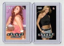 Stacy Keibler rare MH Shaggy #'d x/3 Tobacco card no. 711