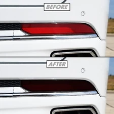 FOR 21-25 Jeep Grand Cherokee L Rear Reflector SMOKE Precut Vinyl Tint Overlays