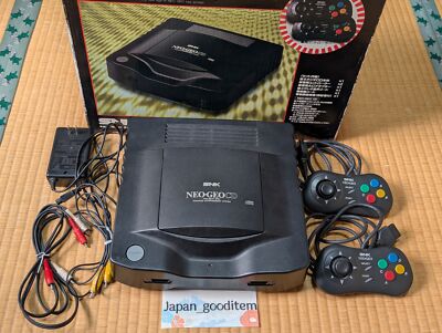 SNK Neo Geo CD Console CD-T01 with Controller, Power cable, Box