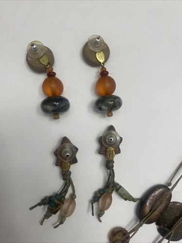 Teresa Goodall Perlen (2) Halsketten & (2) Ohrringe Boho Set - Bild 5 von 9
