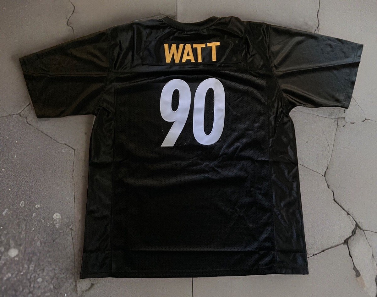 Pittsburgh Steelers T.J. Watt #90 Stitched Black Home Football