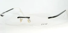 EXTE EX13903 BLACK /CRYSTAL EYEGLASSES GLASSES RIMLESS 52-20-140mm Italy
