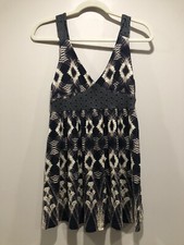 Urban Outfitters Ecote Dress Medium Black And White