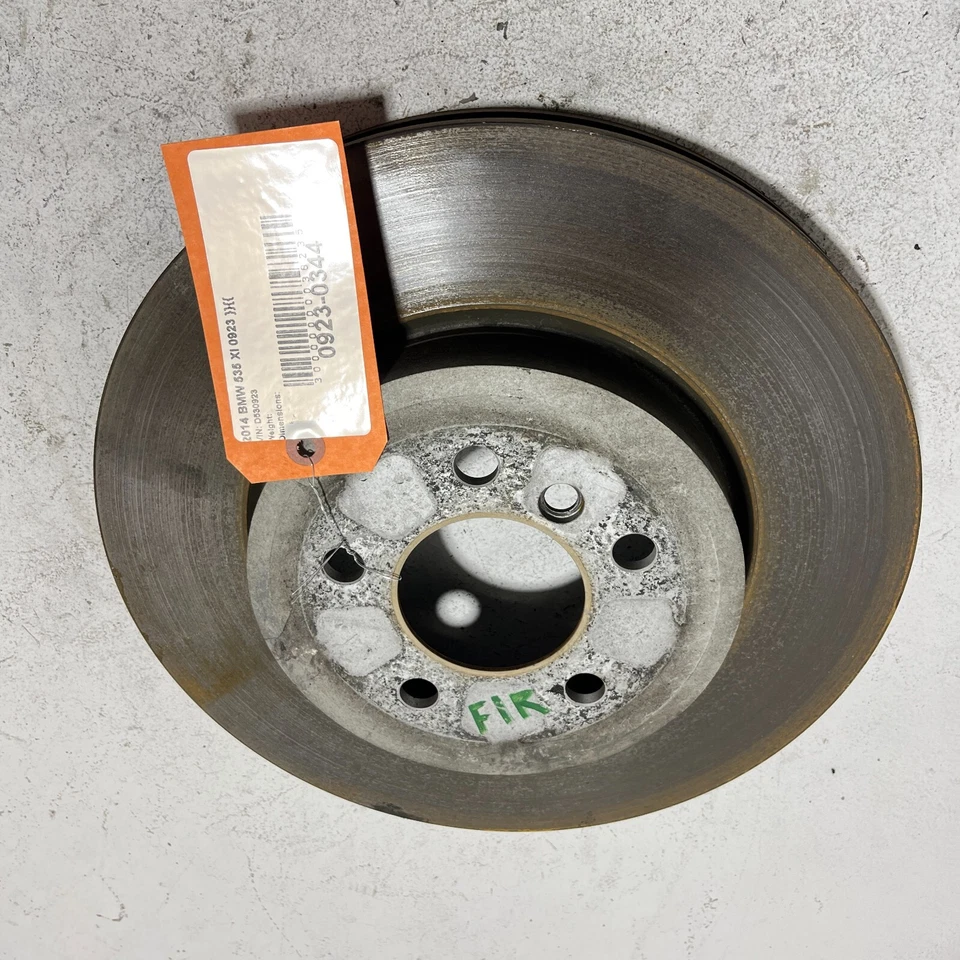 Front Right Side Disc Brake Rotor BMW 535iX 2011-2016 OEM - Image 2 of 4