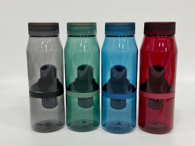 Fidlock Twist 700ml Water Bottle + Bike Base Set (Blue, Green, Red, Smoke)
