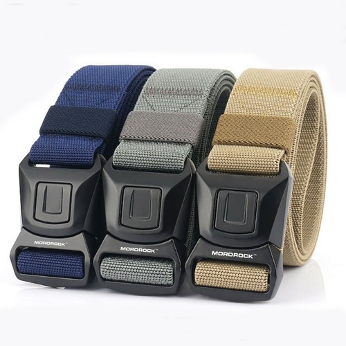 Quick Release Buckle Survival Army Military Belt Strap Tactical Rigger Waistband - Picture 3 of 24