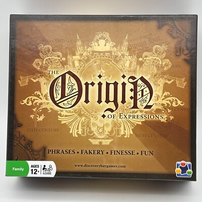 The Origin of Expressions COMPLETE Discovery Bay Games 2010 Phrases Fakery