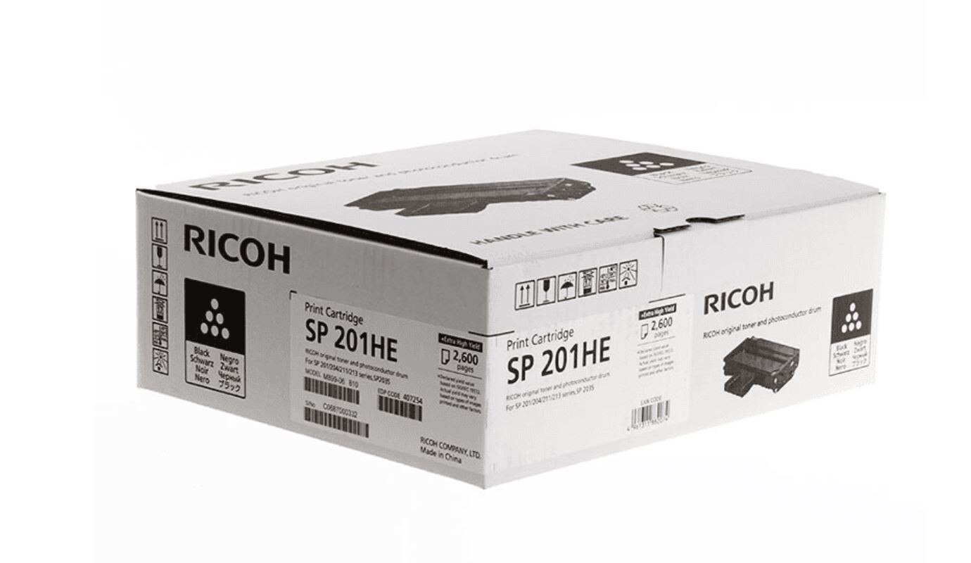 Toner Ricoh SP201HE XL encre noire pour imprimer vos rapports administratifs sur SP201