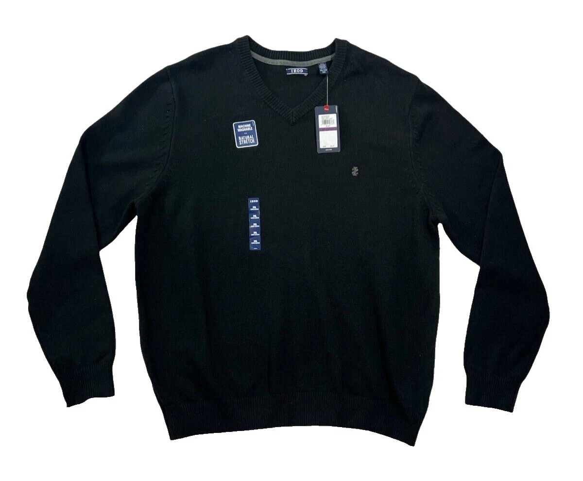 Мужские свитера IZOD из хлопка черные