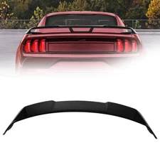 Gloss Black Painted Rear Trunk Spoiler Wing GT-Style For Ford Mustang 2 Dr 15-22