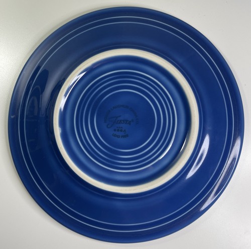 Lot Of 4 Fiestaware Fiesta Lapis Blue Plates Salad Dessert Saucer Plates 2 Sets - Picture 3 of 15