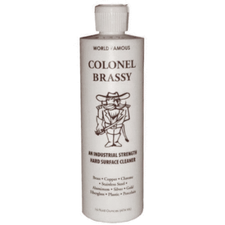 COLONEL BRASSY HARD SURFACE CLEANER BOAT BIKE MOTORCYCLE RV RUST AUTO METAL