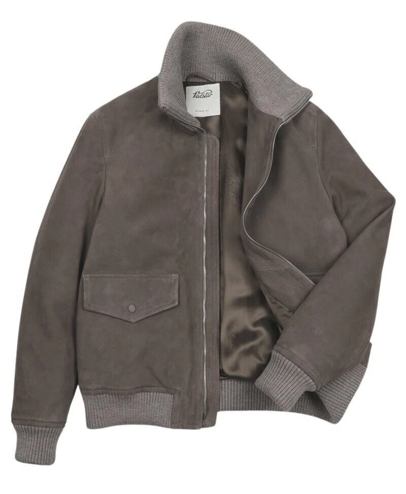 NEW FW collection VALSTAR MILANO suede bomber jacket EU 50 US 40
