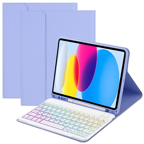 For iPad 11th Generation 11" A16 2025 Backlit Keyboard Smart Leather Case Cover - Picture 4 of 34