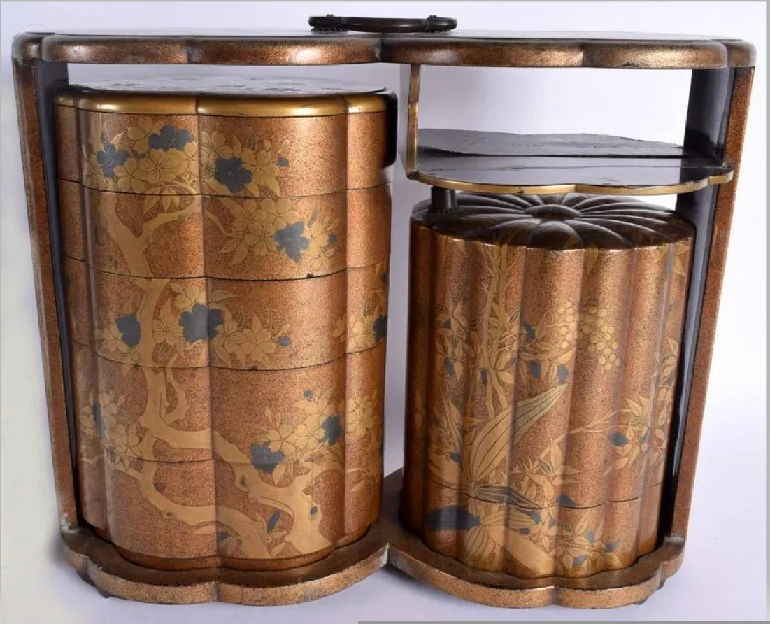 黄金古风日本原创古董盒子| eBay