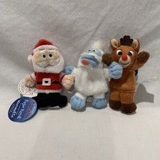 Starbucks Christmas Finger Puppets Rudolph, Santa, and Bumble Snow Monster 12