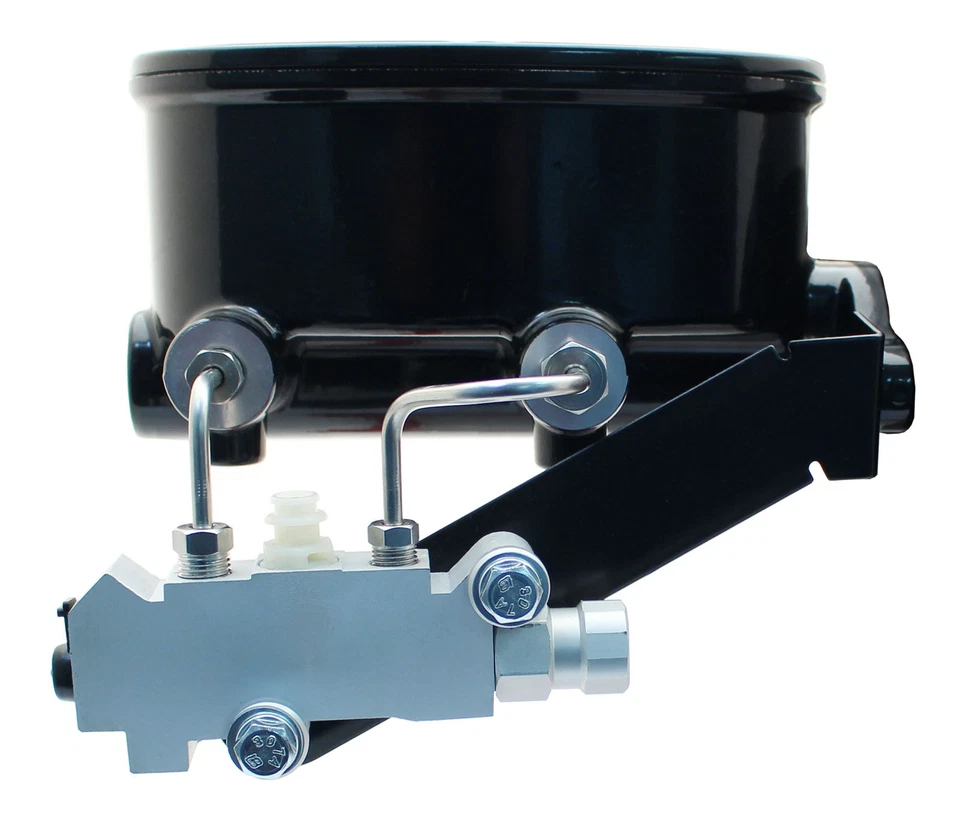 Chrysler Imperial Power Brake Booster Kit Tándem Negro AluminumMaster Foto 3 de 4