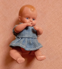Schildkröt Puppenstube Puppe Baby Jeans Kleid